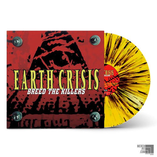 EARTH CRISIS ´Breed The Killers´ Yellow w/ Black Splatter Vinyl
